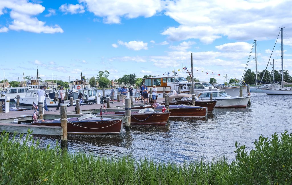 The 35th Antique & Classic Boat Festival and Coastal Arts Fair will be held at CBMM on Friday-Sunday. (Photo by George Sass)