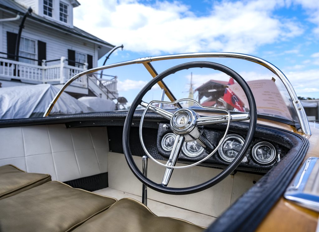 Each year, the Antique & Classic Boat Festival brings a sense of nostalgia to CBMM's waterfront campus and docks. (Photo by George Sass)