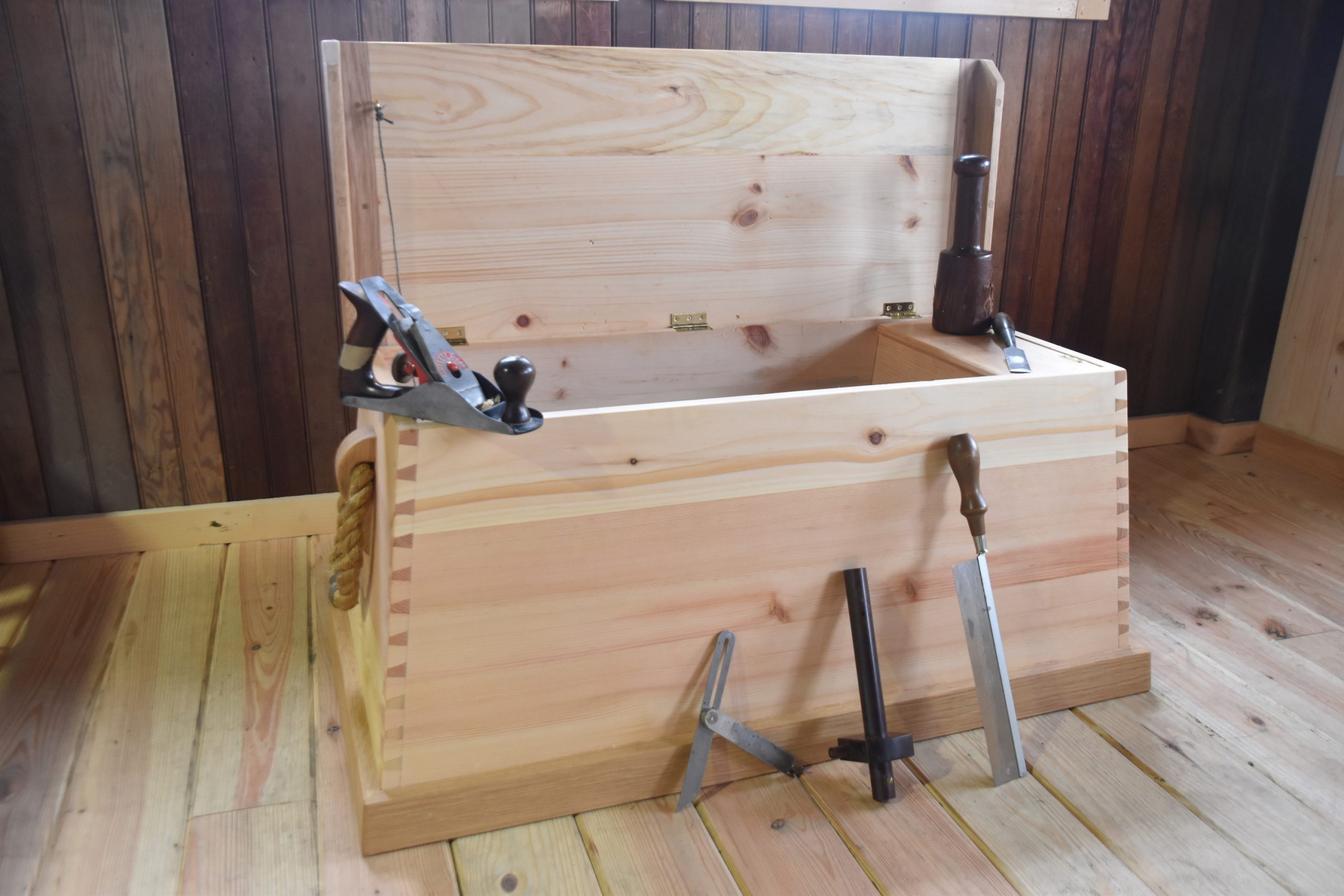 In an upcoming workshop at CBMM’s Shipyard to be held Feb. 25-26 and March 4-5, participants will have the opportunity to hone their woodworking skills while constructing their own 19th century sea chest.