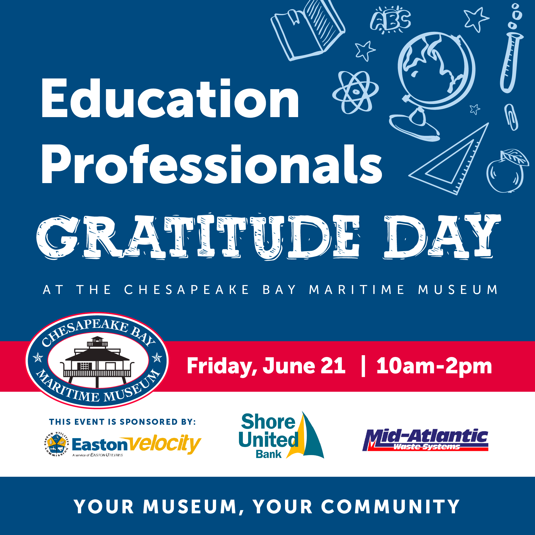 GRAPHIC: Education Professionals Gratitude Day; June 21, 10am-2pm