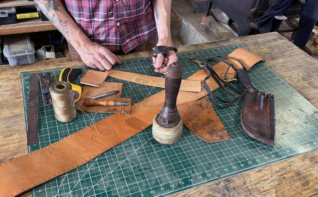 Join CBMM’s Lead Rigger and Curatorial Shipwright, Sam Hilgartner, in this two-day workshop learning the basics of leather working for marine applications.